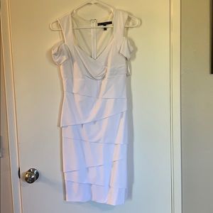 White cocktail dress